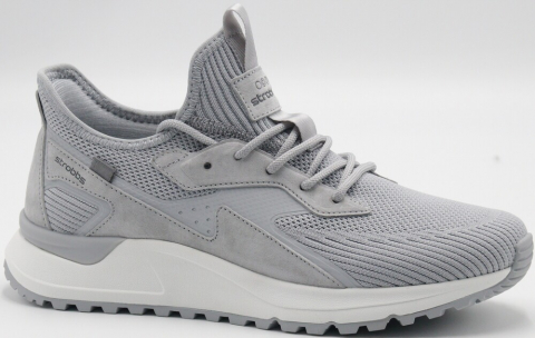 C3864-4 Сер 41-1,42-2,43-2,44-2,45-1 Strobbs П/ботинки Актив.отдых Кроссовки Нат.кожа, Текстиль, ЭВА,Резина,ТПУ вставка В/О Муж