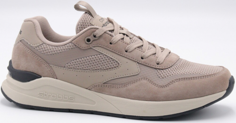 C3863-25 Беж 41-1,42-2,43-2,44-2,45-1 Strobbs П/ботинки Актив.отдых Кроссовки Нат.кожа, Текстиль, ЭВА,Резина,ТПУ вставка В/О Муж