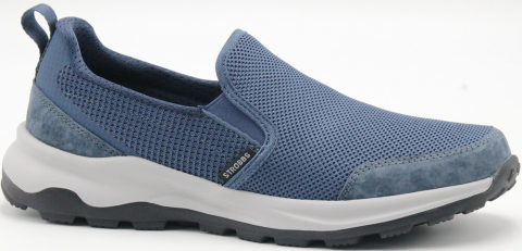 C3866-2 Син 41-1,42-2,43-2,44-2,45-1 Strobbs П/ботинки Актив.отдых Слипоны Текстиль, Текстиль, ЭВА Лето Муж