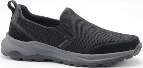 C3866-3 Чёр 41-1,42-2,43-2,44-2,45-1 Strobbs П/ботинки Актив.отдых Слипоны Текстиль, Текстиль, ЭВА Лето Муж