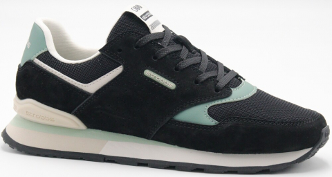 F7711-3 Чёр 36-1,37-2,38-2,39-2,40-1 Strobbs П/ботинки Актив.отдых Кроссовки Нат.кожа, Текстиль, ЭВА,Резина,ТПУ вставка В/О жен