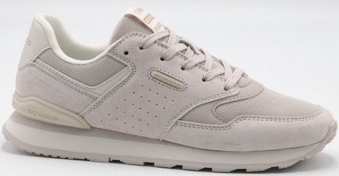 F7711-9 Беж 36-1,37-2,38-2,39-2,40-1 Strobbs П/ботинки Актив.отдых Кроссовки Нат.кожа, Текстиль, ЭВА,Резина,ТПУ вставка В/О жен