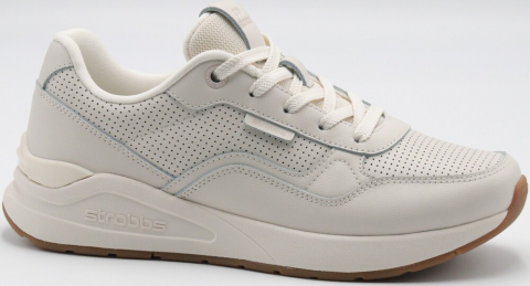 F7715-16 Беж 36-1,37-2,38-2,39-2,40-1 Strobbs П/ботинки Актив.отдых Кроссовки Нат.кожа, Текстиль, ЭВА,Резина,ТПУ вставка В/О жен