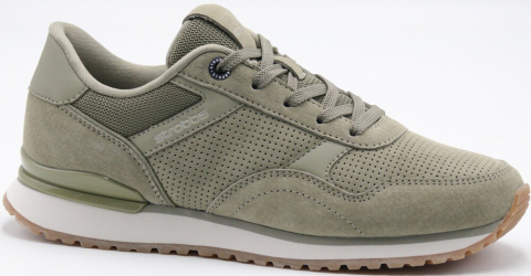 F7717-19 хаки 36-1,37-2,38-2,39-2,40-1 Strobbs П/ботинки Актив.отдых Кроссовки Нат.кожа, Текстиль, ЭВА,Резина,ТПУ вставка В/О жен