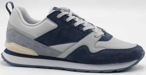 C3879-4 Серый/синий 41-1,42-2,43-2,44-2,45-1 Strobbs П/ботинки Актив.отдых Кроссовки Нат.кожа, Текстиль, ЭВА,Резина,ТПУ вставка В/О Муж