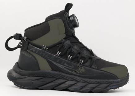 731204су-1 черный-хаки 31-1,32-1,33-1,34-1,35-1 Kapika Ботинки Актив.отдых Кроссовки Иск.мат, Байка/Флис, ЭВА/ТЭП В/О Муж