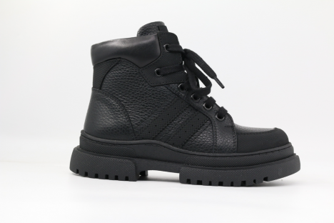 54716ут-2 Чёр 37-2,38-2,39-2,40-2 Kapika Ботинки Повсед Дерби Нат.кожа, Байка/Флис, ТЭП (термоэластопласт) В/О Муж