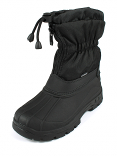 AL 15885 Чёр 31-1,32-1,33-1,34-1,35-1,36-1 Antilopa П/сапоги Повсед Сноубутсы Иск.мат, Нат.шерсть, полим.мат Зима Муж