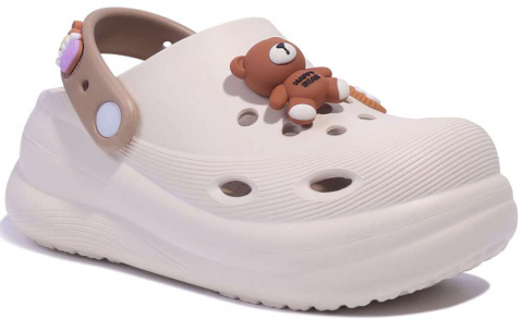 F7649-12 Беж 36-2,38-3,40-3 Strobbs Туфли Пляж Кроксы ЭВА, Без подклада, ЭВА Лето жен