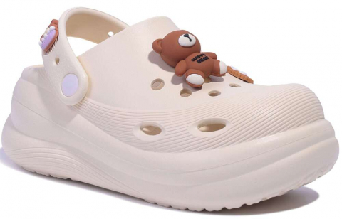 F7649-16 Беж 36-2,38-3,40-3 Strobbs Туфли Пляж Кроксы ЭВА, Без подклада, ЭВА Лето жен