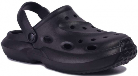 C3724-3 Чёр 41-2,43-3,45-3 Strobbs Туфли Пляж Кроксы ЭВА, Без подклада, ЭВА Лето Муж