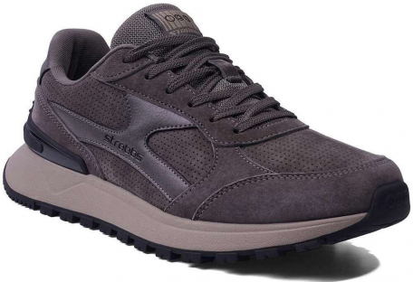 C3696-10 Сер 41-1,42-2,43-2,44-2,45-1 Strobbs П/ботинки Актив.отдых Кроссовки Нат.кожа, Текстиль, ЭВА,Резина,ТПУ вставка В/О Муж