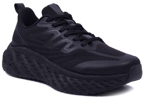 F7630-3 Чёр 36-1,37-2,38-2,39-2,40-1 Strobbs П/ботинки Актив.отдых Кроссовки Иск.мат, Текстиль, ЭВА,Резина В/О жен