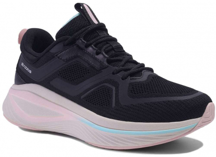 F7629-3 Чёр 36-1,37-2,38-2,39-2,40-1 Strobbs П/ботинки Актив.отдых Кроссовки Иск.мат, Текстиль, ЭВА,Резина В/О жен