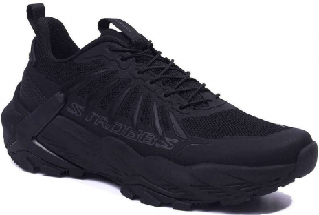 F7632-3 Чёр 36-1,37-2,38-2,39-2,40-1 Strobbs П/ботинки Актив.отдых Кроссовки Иск.мат, Текстиль, ЭВА,Резина,ТПУ вставка В/О Муж
