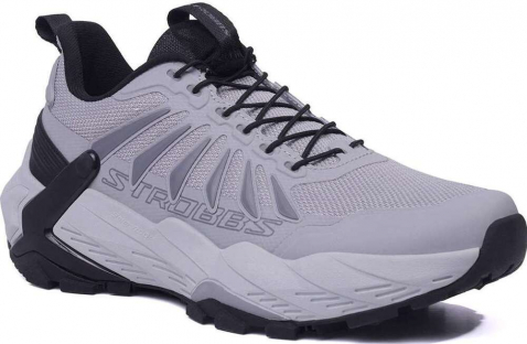 F7632-4 Сер 36-1,37-2,38-2,39-2,40-1 Strobbs П/ботинки Актив.отдых Кроссовки Иск.мат, Текстиль, ЭВА,Резина,ТПУ вставка В/О Муж