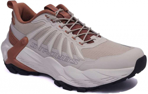 F7632-16 Беж 36-1,37-2,38-2,39-2,40-1 Strobbs П/ботинки Актив.отдых Кроссовки Иск.мат, Текстиль, ЭВА,Резина,ТПУ вставка В/О Муж