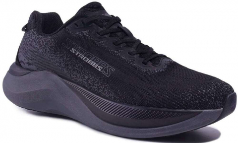 C3683-3 Чёр 41-1,42-2,43-2,44-2,45-1 Strobbs П/ботинки Актив.отдых Кроссовки Иск.мат, Текстиль, ЭВА,ТПР В/О Муж