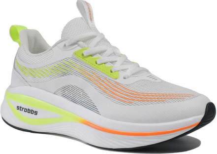 F7639-12 Бел 36-1,37-2,38-2,39-2,40-1 Strobbs П/ботинки Актив.отдых Кроссовки Иск.мат, Текстиль, ЭВА,Резина В/О жен