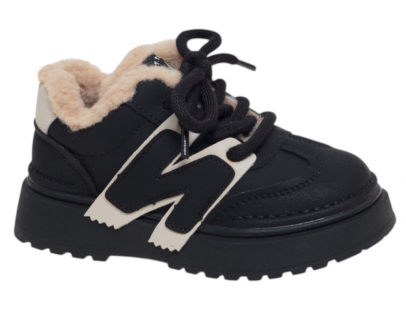 R632895553BK Чёр 27-1,28-2,29-1,30-1,31-2,32-1 Сказка Ботинки Повсед Оксфорд Иск.мат, Иск.мех В/О жен