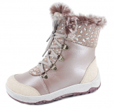 м 4-1786 Беж 33-2,34-2,35-2 Лель П/сапоги Повсед Оксфорд Нат.кожа, Нат.мех, ТЭП Зима жен