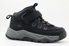 53696ук-1 Чёр 31-1,32-1,33-1,34-1,35-1 Kapika Ботинки Актив.отдых Кроссовки Иск.мат, Байка/Флис, Резина В/О Муж