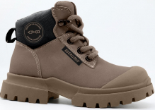 52604ук-2 Сер 28-1,29-1,30-1,31-1,32-1 Kapika Ботинки Повсед Дерби Иск.мат, Байка/Флис, Резина В/О Муж