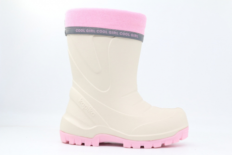 1930т молочный-розовый 25-1,27-1,29-1,31-1,33-1,35-1,37-1 Kapika Сапоги Повсед Веллингтон ЭВА, Чул.Флис, ЭВА/ТЭП В/О жен