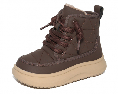 F22158 Кор 32-1,33-1,34-1,35-1,36-1,37-1 Капитошка Ботинки Повсед Дерби Иск.мат, Байка/Флис, Резина В/О жен