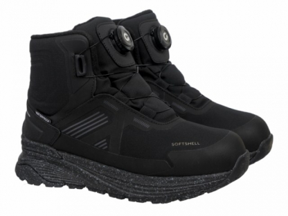78-0105C2 Чёр 37-2,38-2,39-2,40-2,41-2 Indigo kids Ботинки Повсед Оксфорд Softshell, Мемб/нат.шерсть, ЭВА / Резина Зима Муж