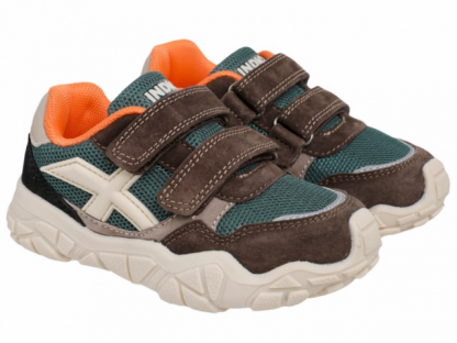 90-653B Чёрный / бирюзовый 25-2,26-2,27-2,28-2,29-2,30-2 Indigo kids П/ботинки Актив.отдых Кроссовки Иск.мат, Текстиль, ТЭП В/О Муж