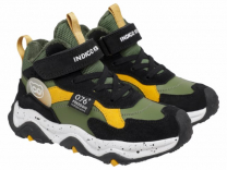 97-400C Хаки / чёрный 30-2,31-2,32-2,33-2,34-2,35-2 Indigo kids Ботинки Повсед Оксфорд Иск.мат, Байка/Флис, ТЭП В/О Муж