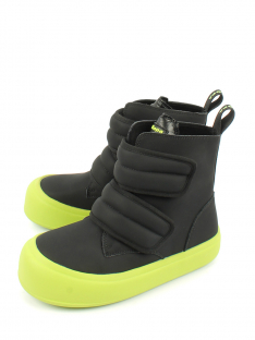 AL 11301 Чёр 30-1,31-1,32-1,33-1,34-1,35-1 Antilopa Ботинки Повсед Дерби Нат.кожа, Текстиль В/О Муж