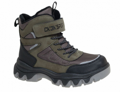 R157199057AG хаки 33-1,34-1,35-1,36-1,37-1,37,5-1 Сказка Ботинки Повсед Оксфорд Иск.мат, Нат.шерсть Зима жен