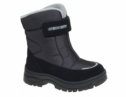 R918198580BKGR Чёр и сер 27-1,28-2,29-1,30-1,31-2,32-1 Сказка П/сапоги Повсед Дутики Иск.мат, Нат.шерсть Зима Муж