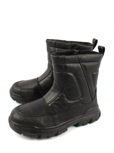 AL 11027 Чёр 36-1,37-1,38-1,39-1,40-1,41-1 Antilopa П/сапоги Повсед Дутики Иск.мат, Нат.шерсть Зима Муж