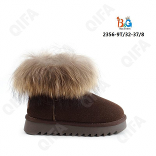 RC51_2356-9T Кор 32-1,33-1,34-2,35-2,36-1,37-1 Boys and Girls Ботинки Повсед Угги Иск.мат, Нат.шерсть, ТПР (TPR-Термопластичная резина) Зима жен