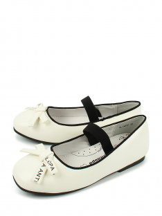 AL 14337 Бел 27-1,28-1,29-1,30-1,31-1,32-1 Antilopa Туфли Повсед Mary Jane Иск.мат, Текстиль Лето жен