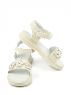 AL 14027 Бел 26-1,27-1,28-1,29-1,30-1,31-1 Antilopa Туфли Повсед Сандалии Иск.мат, Кожподклад Лето жен