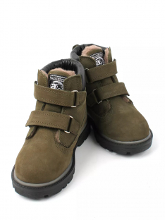 TR 5075 хаки 26-1,27-1,28-1,29-1,30-2 Antilopa Ботинки Повсед Дерби Нат.кожа, Нат.шерсть Зима Муж