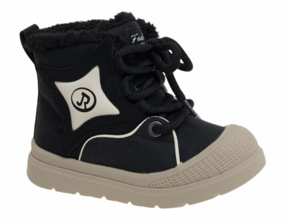 R905598706BK Чёр 27-1,28-1,29-2,30-1,31-1,32-2 Сказка Ботинки Повсед Оксфорд Иск.мат, Нат.шерсть Зима жен