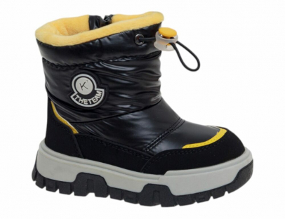 R589098272BK Чёр 22-1,23-1,24-2,25-2,26-2 Сказка П/сапоги Повсед Дутики Иск.мат, Нат.шерсть Зима Муж