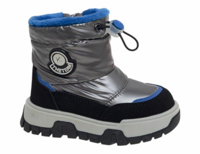 R589098272TH Серебро 22-1,23-1,24-2,25-2,26-2 Сказка П/сапоги Повсед Дутики Иск.мат, Нат.шерсть Зима Муж