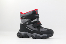 43529-2 черный-красный 31-1,32-1,33-1,34-1,35-1 Kapika Ботинки Повсед Оксфорд Иск.мат, Мемб/нат.шерсть, ЭВА/ТЭП Зима Муж