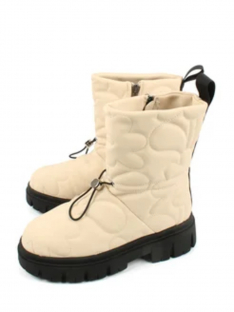 AL 12325 Беж 33-1,34-1,35-1,36-1,37-1,38-1 Antilopa П/сапоги Повсед Дутики Иск.мат, Нат.шерсть Зима жен
