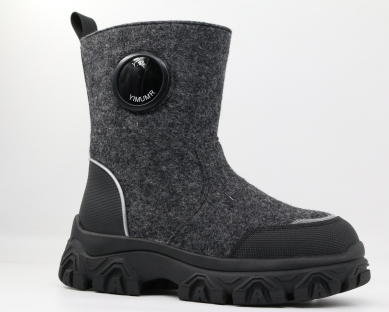 00212-1 Чёр 33-1,34-1,35-1,36-1,37-1 Kapika П/сапоги Повсед Валенки Войлок, Нат.шерсть, ТЭП (термоэластопласт) Зима Муж