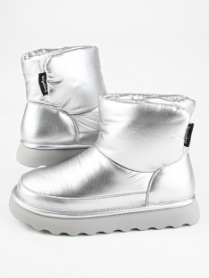 1888д-3 Сереб 36-1,37-1,38-1,39-1,40-1 Kapika Ботинки Повсед Дутики Иск.мат, Нат.шерсть, Резина Зима жен