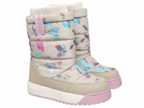 62-3088A Беж 31-2,32-2,33-2,34-2,35-2,36-2 Indigo kids Сапоги Повсед Дутики Иск.мат, Нат.шерсть, ЭВА / ТЭП Зима жен