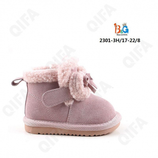 RC51_W2301-3H Роз 17-1,18-1,19-2,20-2,21-1,22-1 Boys and Girls Ботинки Повсед Угги Иск.мат, Нат.шерсть, ТПР (TPR-Термопластичная резина) Зима жен