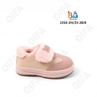 RC51_2316-2H Роз 23-1,24-1,25-2,26-2,27-1,28-1 Boys and Girls П/ботинки Повсед Оксфорд Иск.мат, Иск.мех, ТПР (TPR-Термопластичная резина) Зима жен